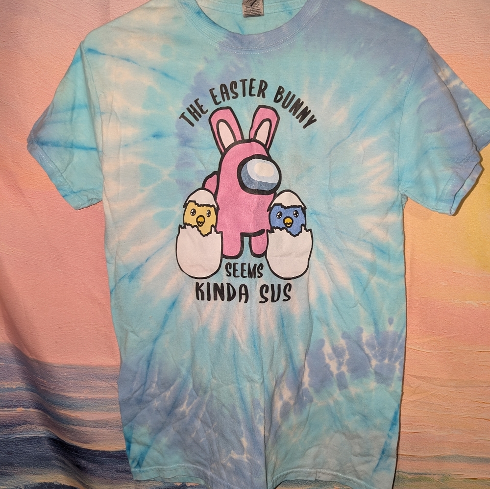 Among Us Easter Tie-dye Shirt